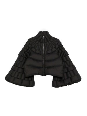 RAXXY: giacche casual - Giacca corta scultorea nera