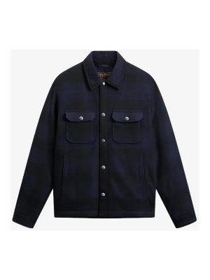 WOOLRICH: カジュアルジャケット - カジュアルジャケット - ブルー