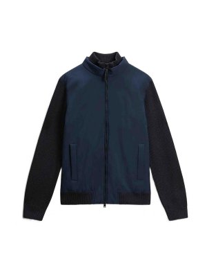 WOOLRICH: カジュアルジャケット - カジュアルジャケット - ブルー
