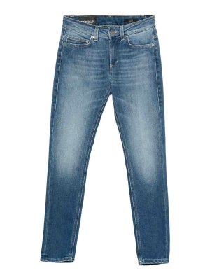 DONDUP: straight leg jeans - Blue faded straight-leg jeans