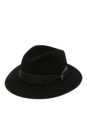 BORSALINO: 帽子＆キャッブ - 帽子 - 黒