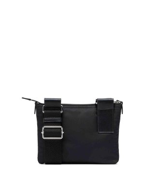 Maison Margiela: totes bags - Black buckle-detail shoulder bag