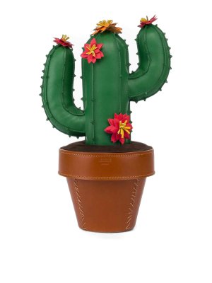 MOSCHINO: totes bags - Green cactus-shaped bag