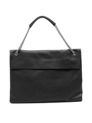 ORCIANI: shopper - Borsa a tracolla rettangolare nera