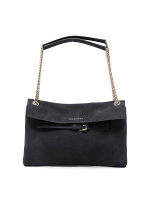 ORCIANI: shopper - Borsa a tracolla blu navy