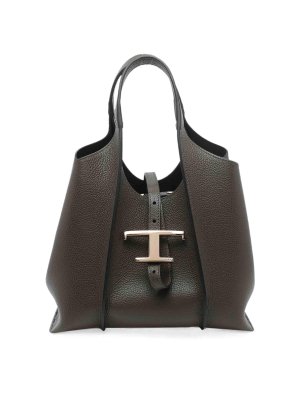 TOD'S: Handtaschen - Shopper - Silber