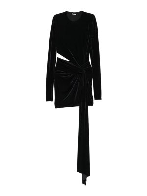 AMAZUÌN: abiti corti - mini abito in velluto nero