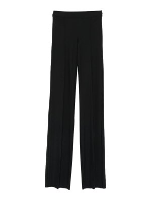 AMAZUÌN: pantaloni casual - pantaloni neri a zampa
