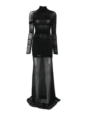 AMAZUÌN: Maxi robe - Maxi Robe - Noir