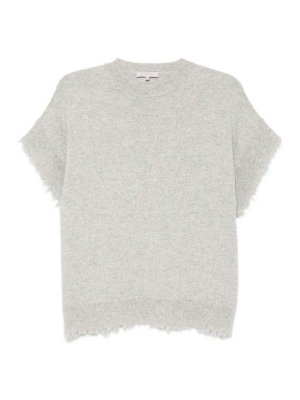 ANTONELLI FIRENZE: crew necks - Grey alpaca wool crew-neck corsica sweater