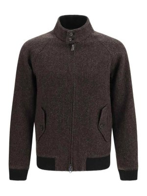 BARACUTA: casual jackets - Brown wool g9 jacket