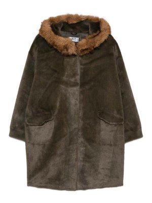 BETTA CORRADI: parka - Parka in pelliccia sintetica