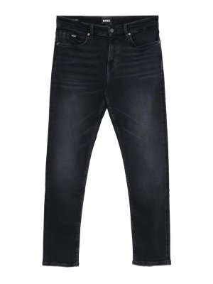Hugo Boss: straight leg jeans - Delaware long stretch-cotton jeans