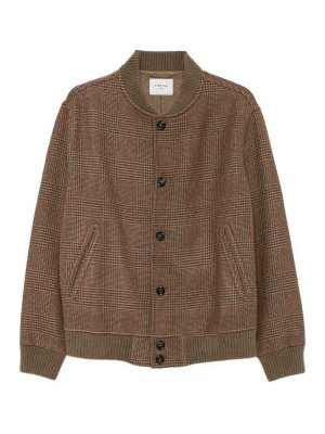 CIRCOLO 1901: bombers - Prince of wales check bomber jacket