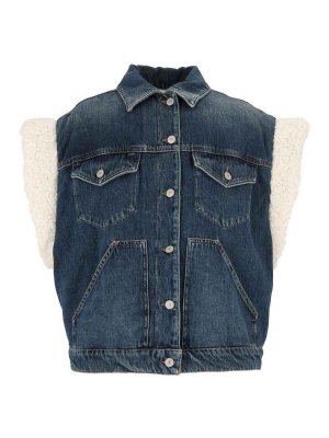 DONDUP: Westen - Weste - Jeansblau