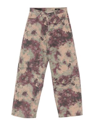 DONDUP: straight leg jeans - Dakota patterned jeans