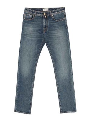 JACOB COHEN: Straight Leg Jeans - Straight Leg Jeans - Blau