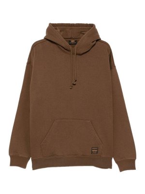 LEVI'S: Felpe e maglie - Felpa con cappuccio da lavoro marrone