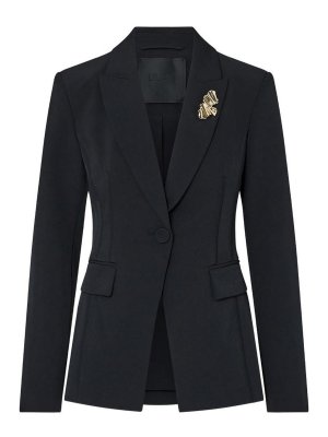 Liu Jo: giacche blazer - Blazer monopetto con spilla decorativa