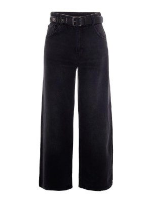 Liu Jo: Jeans Rectos - Vaqueros Rectos - Negro