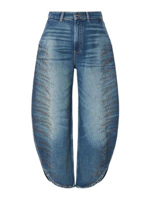 Liu Jo: jeans dritti, a sigaretta - Jeans oversize a gamba larga