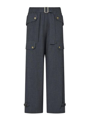 Liu Jo: pantaloni casual - Pantaloni casual in tessuto morbido