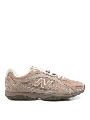 NEW BALANCE: trainers - Beige 204L sneakers with green accents