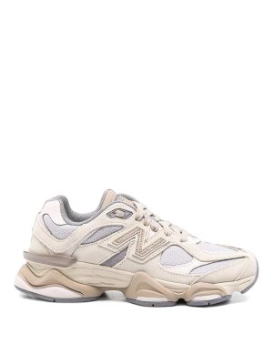 NEW BALANCE: trainers - Beige lace-up 9060 sneakers