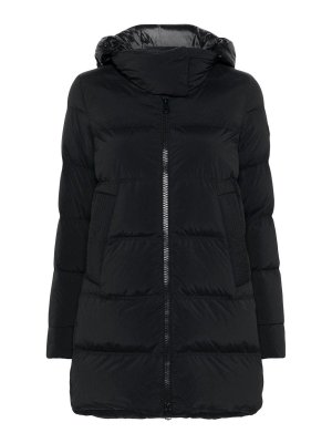 PEUTEREY: padded jackets - Unix quilted down jacket with a hood