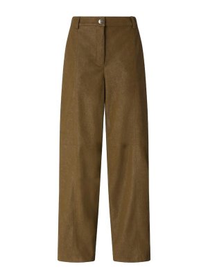 Pinko: casual trousers - Green barolo high-waisted casual trousers