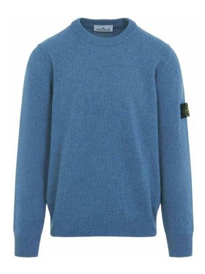STONE ISLAND: クルーネック - クルーネック - ブルー