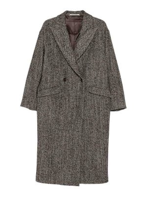 TAGLIATORE: cappotti lunghi - lungo cappotto marrone