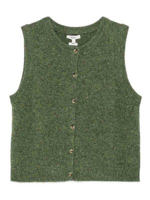 YERSE: Chalecos - Chaleco - Verde