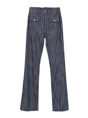 DONDUP: blazers - Esibizionista pinstripe tailored trousers