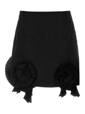BLUMARINE: minigonne - minigonna nera