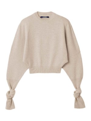 JACQUEMUS: クルーネック - クルーネック - ベージュ