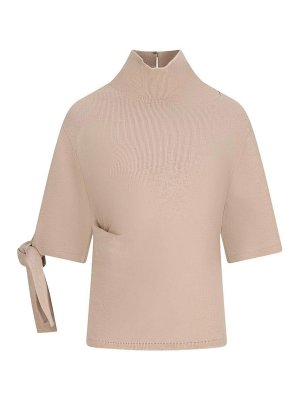 JACQUEMUS: crew necks - Wool sweater with a bow