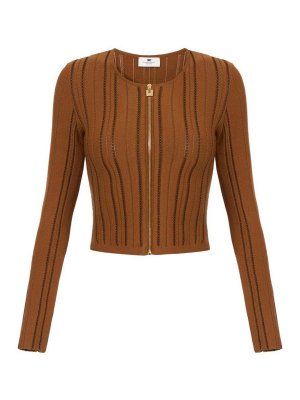 ELISABETTA FRANCHI: Cárdigans - Cárdigan - Negro