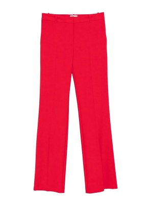 ELISABETTA FRANCHI: pantaloni casual - Pantaloni rossi di gambero
