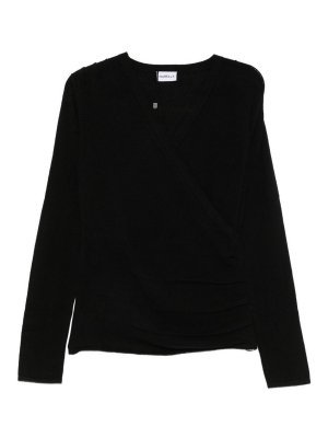 MARELLA: Strickpullover mit Rundhalsausschnitt - Rundhalspullover - Schwarz