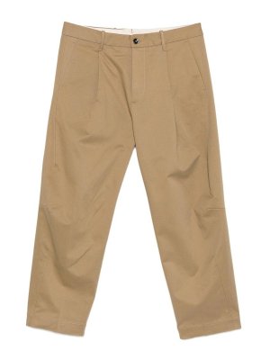 NINE IN THE MORNING: pantaloni casual - Pantaloni Giulio color cammello