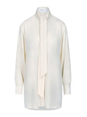 VICTORIA BECKHAM: camicie - Camicia in seta color avorio
