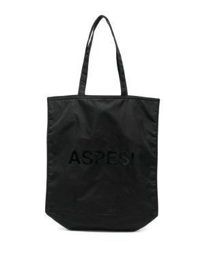 ASPESI: Schultertaschen - Schultertasche - Schwarz