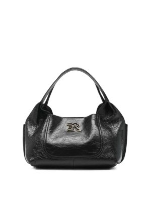 ERMANNO FIRENZE: shopper - Borsa in pelle nera