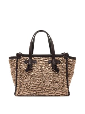 GIANNI CHIARINI: shopper - Borsa tote beige Marcella