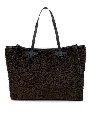 GIANNI CHIARINI: shopper - Borsa della spesa marrone scuro Marcella