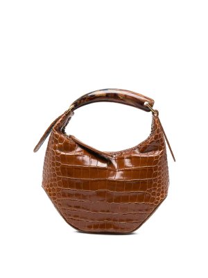 VISONA: totes bags - Carruba brown bengala leather bag