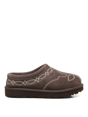 UGG: mules shoes - Dark brown leather clogs