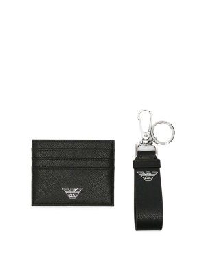 EMPORIO ARMANI: clutches - Black Classic pouch