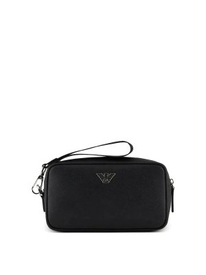EMPORIO ARMANI: clutches - Black Classic pouch